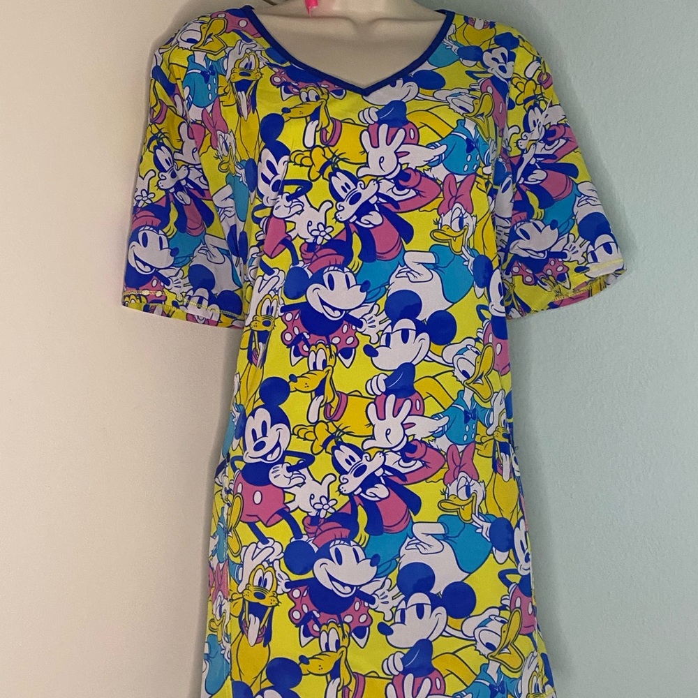 Disney licensed scrub top